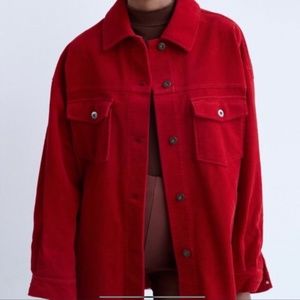 ZARA CORDUROY SHACKET